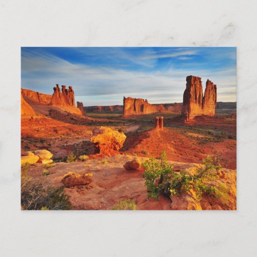Courthouse Towers in Arches National Park, Utah Briefkaart (Voorkant)