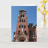 Courthouse Washington, Iowa Kaart (Gele Bloem)