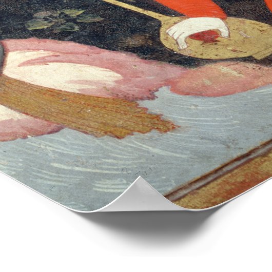 Courtier bij de rechtbank van Shah Abbas I Poster (Hoek)