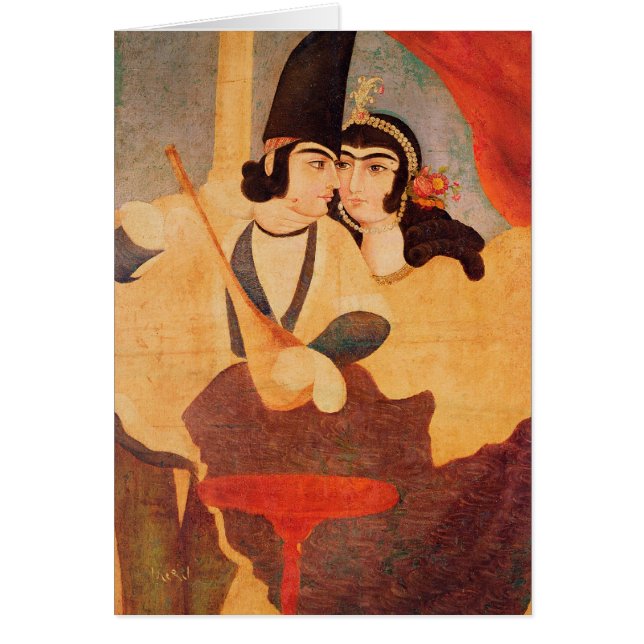 Courtier van de rechtbank van Shah Abbas (Voorkant)