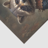 Courtier wasbeer met boog stropdas in de Victoriaa Tissuepapier (Detail)