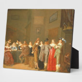 Courting Scene, 1644 (olie op canvas) Fotoplaat (Zijkant)