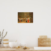 Courting Scene, 1644 (olie op canvas) Poster (Keuken)