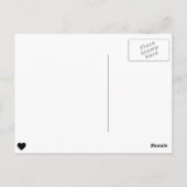 Courtly Love Briefkaart (Achterkant)