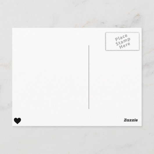 Courtly Love Briefkaart (Achterkant)