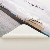 Courtney Burton sherpa blanket Sherpa Deken (3/4)