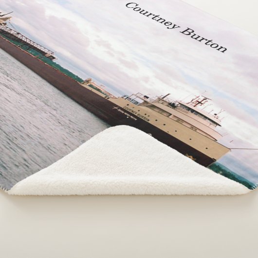 Courtney Burton sherpa blanket Sherpa Deken (3/4)