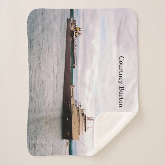 Courtney Burton sherpa blanket Sherpa Deken (Voorkant)