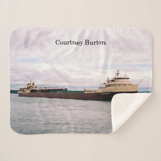 Courtney Burton sherpa blanket Sherpa Deken (Voorkant (horizontaal))