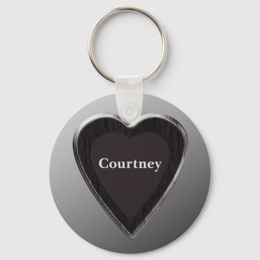 Courtney Heart Keychain door 369MyName (Voorkant)