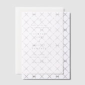 Courtney Monogram Elegante bruiloft Save the Date Vellum Uitnodigingen (Offset (Uitnodiging))