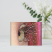 courtney oogbal omhuld briefkaart (Staand voorkant)