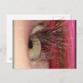 courtney oogbal omhuld briefkaart (Voorkant / Achterkant)