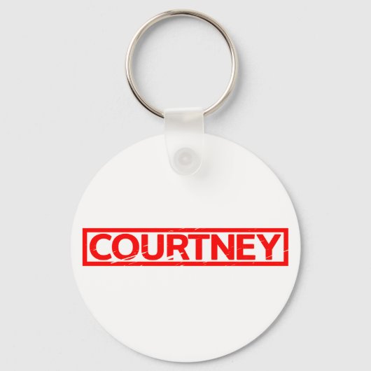 Courtney Stamp Sleutelhanger (Voorkant)