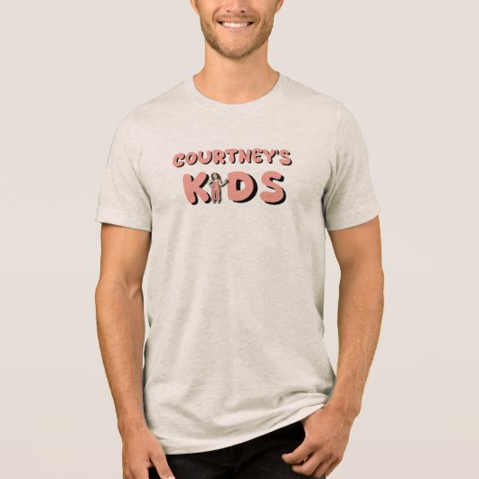 Courtney's Kids mens T-shirt (Voorkant)
