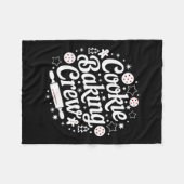 Courtney's Vrouwen Matching Cookie Baking Crew Fleece Deken (Voorkant (Horizontaal))