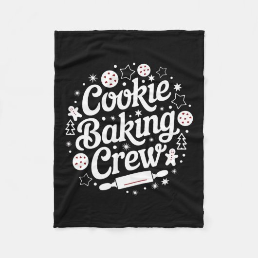 Courtney's Vrouwen Matching Cookie Baking Crew Fleece Deken (Voorkant)
