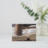 Courtroom Besluiten Visitekaartjes (Staand voorkant)