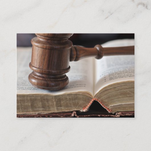 Courtroom Besluiten Visitekaartjes (Voorkant)