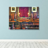 Courtroom Canvas Afdruk (Insitu (Houten vloer))
