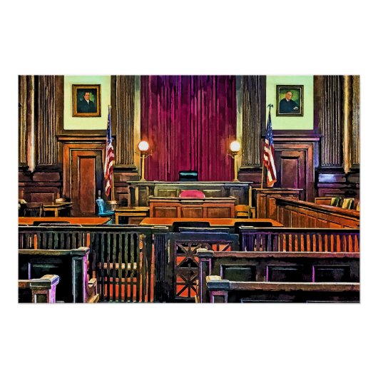 Courtroom Perfect Poster (Voorkant)