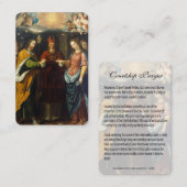 Courtship Verloving Prayer Heilige Kaart Visitekaartje (Voorkant / Achterkant)