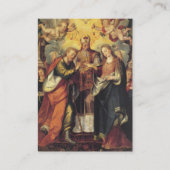 Courtship/Verloving Prayer Heilige Kaart Visitekaartje (Voorkant)