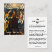 Courtship Verloving Prayer Heilige Kaart Visitekaartje (Voorkant / Achterkant)