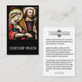 Courtship Verloving Prayer Heilige Kaart Visitekaartje (Voorkant / Achterkant)