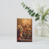 Courtship Verloving Prayer Heilige Kaart Visitekaartje (Staand voorkant)