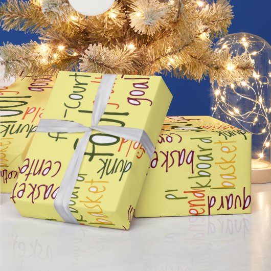 Courtside Chic Dribbelen, Dispenseren, Verblinden: Cadeaupapier (Feestdagen)
