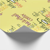 Courtside chique dribble, schotel, verblinden: bas cadeaupapier (Hoek)