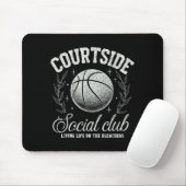 Courtside Social Club Basketball Bleachers Life Qu Muismat (Met muis)
