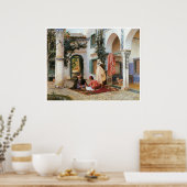 Courtyard, 1873 poster (Keuken)