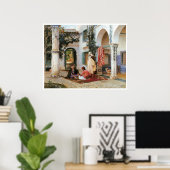 Courtyard, 1873 poster (Thuiskantoor)