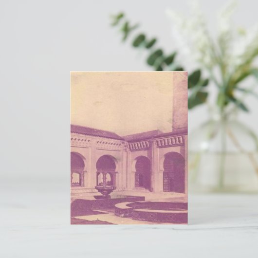 Courtyard, Algerije 1910 Briefkaart (Staand voorkant)