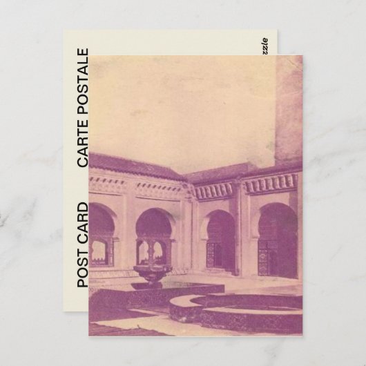 Courtyard, Algerije 1910 Briefkaart (Voorkant / Achterkant)