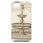 Courtyard-fontein met sierCherub Case-Mate iPhone Case (Achterkant)