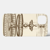 Courtyard-fontein met sierCherub Case-Mate iPhone Case (Achterkant (horizontaal))