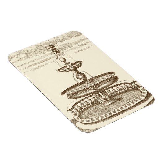 Courtyard-fontein met sierCherub Magneet (Rechterzijde)