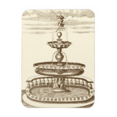 Courtyard-fontein met sierCherub Magneet (Verticaal)