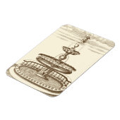 Courtyard-fontein met sierCherub Magneet (Linkerzijde)