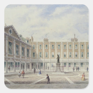 Courtyard of St. Thomas's Hospital Vierkante Sticker