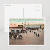 Couse's Pier, Snoep Shop, Asbury Park NJ Briefkaart (Voorkant / Achterkant)