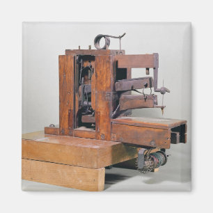 Couseuse', eerste naaimachine, 1830 magneet