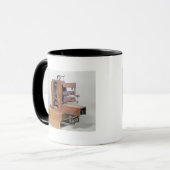 Couseuse', eerste naaimachine, 1830 mok (Voorkant links)