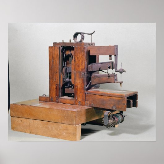 Couseuse', eerste naaimachine, 1830 poster (Voorkant)