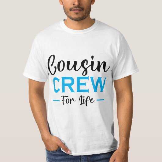 COUSIN-BEMANNING VOOR HET LEVEN T-SHIRT (Voorkant)