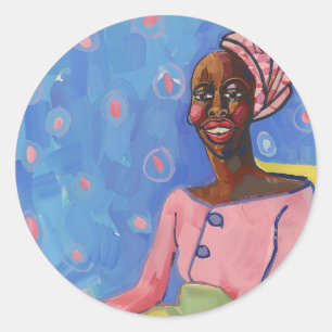 Cousin Betty beroemd gemaakt door KAB Stickers