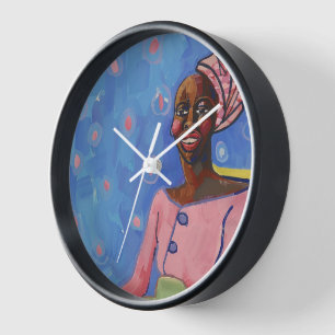 Cousin Betty beroemd gemaakt door KAB Wall Clock